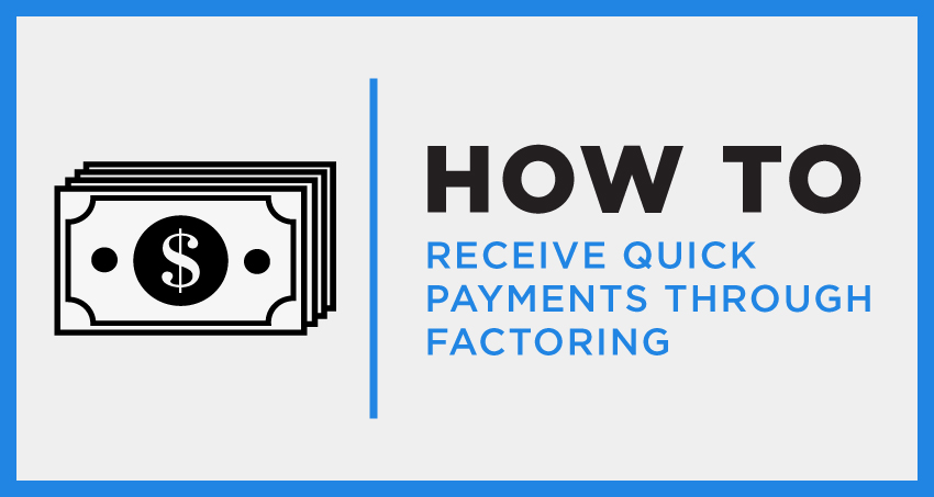 how to receive quick payments through carrier factoring