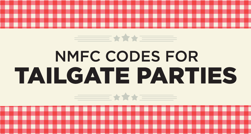 NMFC Codes for Tailgate Parties | Football LTL