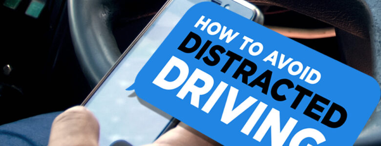 How to avoid distracted driving man holding mobile phone
