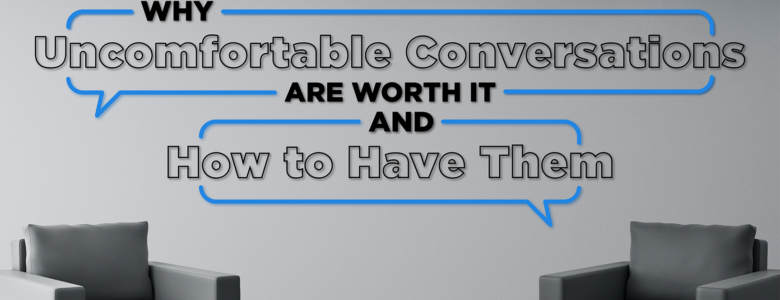 Image for blog Uncomfortable conversations and how to have them with two couches