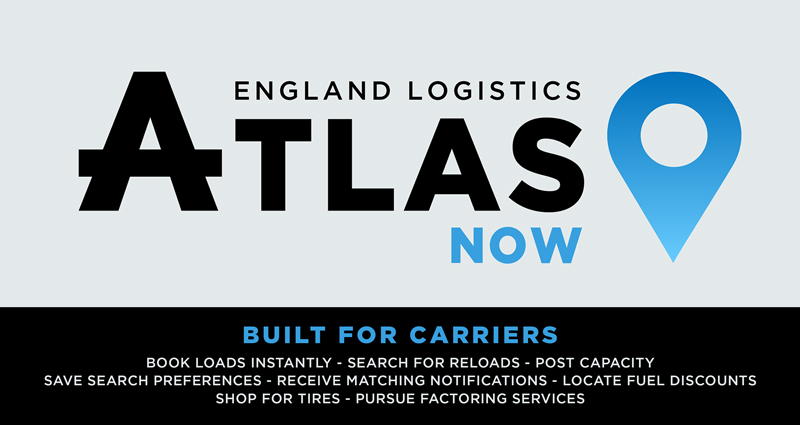 Atlas Now logo built for carriers instant load booking tool