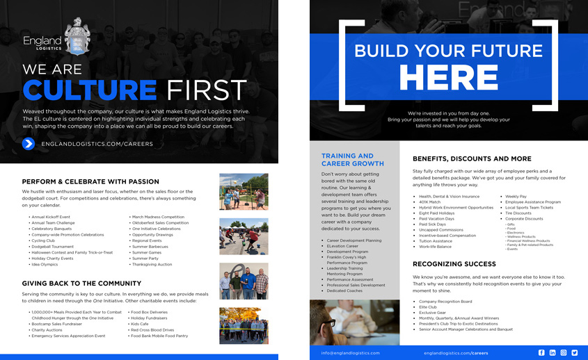 Culture First mentality flyer