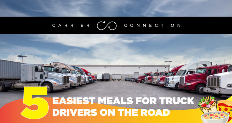 Five Easiest Meals for Truck Drivers on the Road | England Logistics