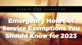 To ensure you aren't missing any we’ve compiled some of the recent emergency hours of service exemptions you should know for 2023.
