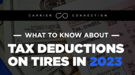 Many truckers miss out on deductions related to tires. Here is what you need to know about tax deductions on tires in 2023.