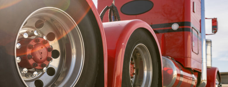 drive tires on semi truck