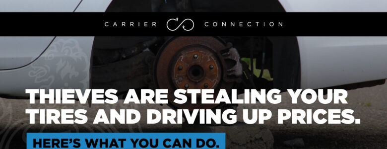 semi truck tire theft